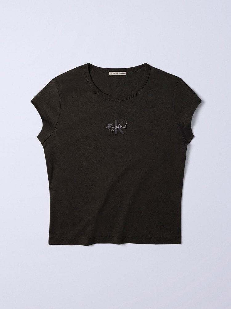 CKJK Tシャツ - モノグラムベビーT