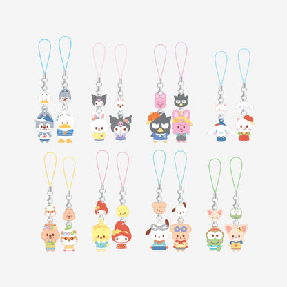 STRAYKIDS SKZOO X SANRIO CHARACTERS MINI FIGURE COUPLE KEYRING