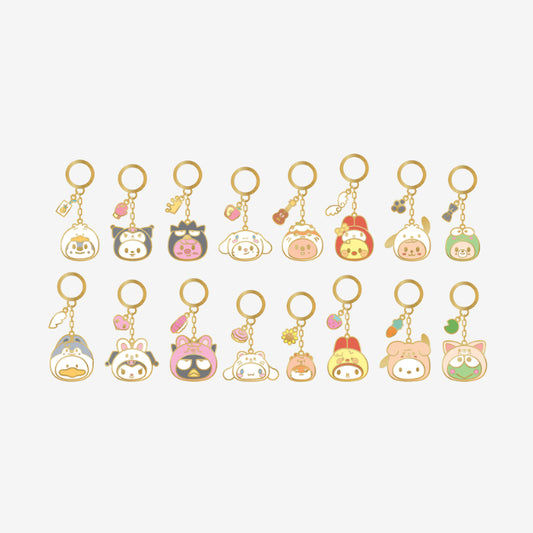 STRAYKIDS SKZOO X SANRIO CHARACTERS METAL KEYRING