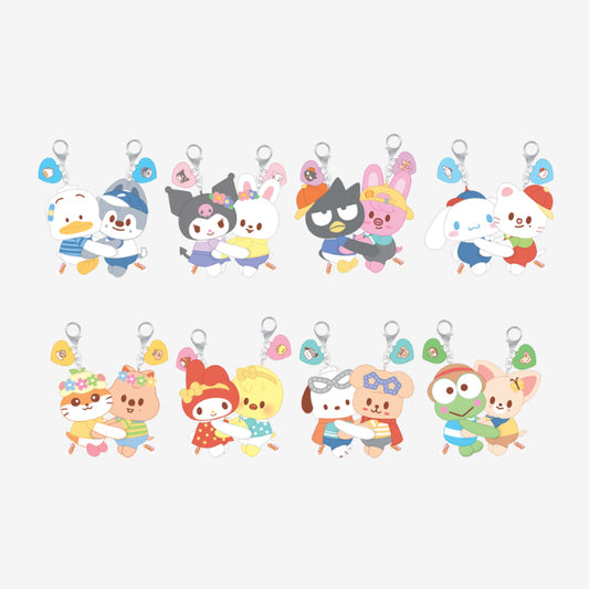 STRAYKIDS SKZOO X SANRIO CHARACTERS HUG PLUSH KEYRING