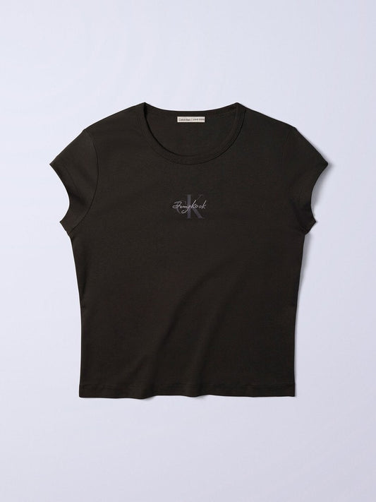 CKJK Tシャツ - モノグラムベビーT