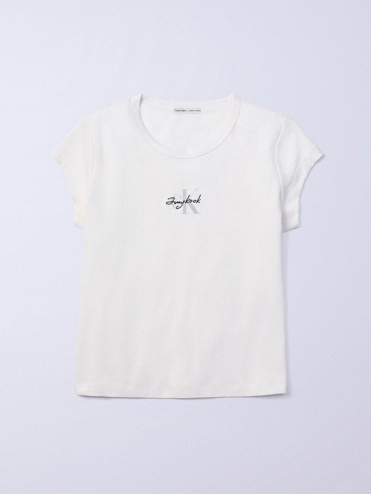 CKJK Tシャツ - モノグラムベビーT