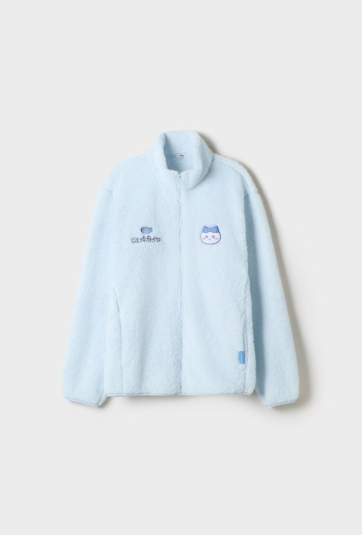 CHIIKAWA ちいかわ X 韓国SPAO 公式グッズベーシックフリースジップアップ
