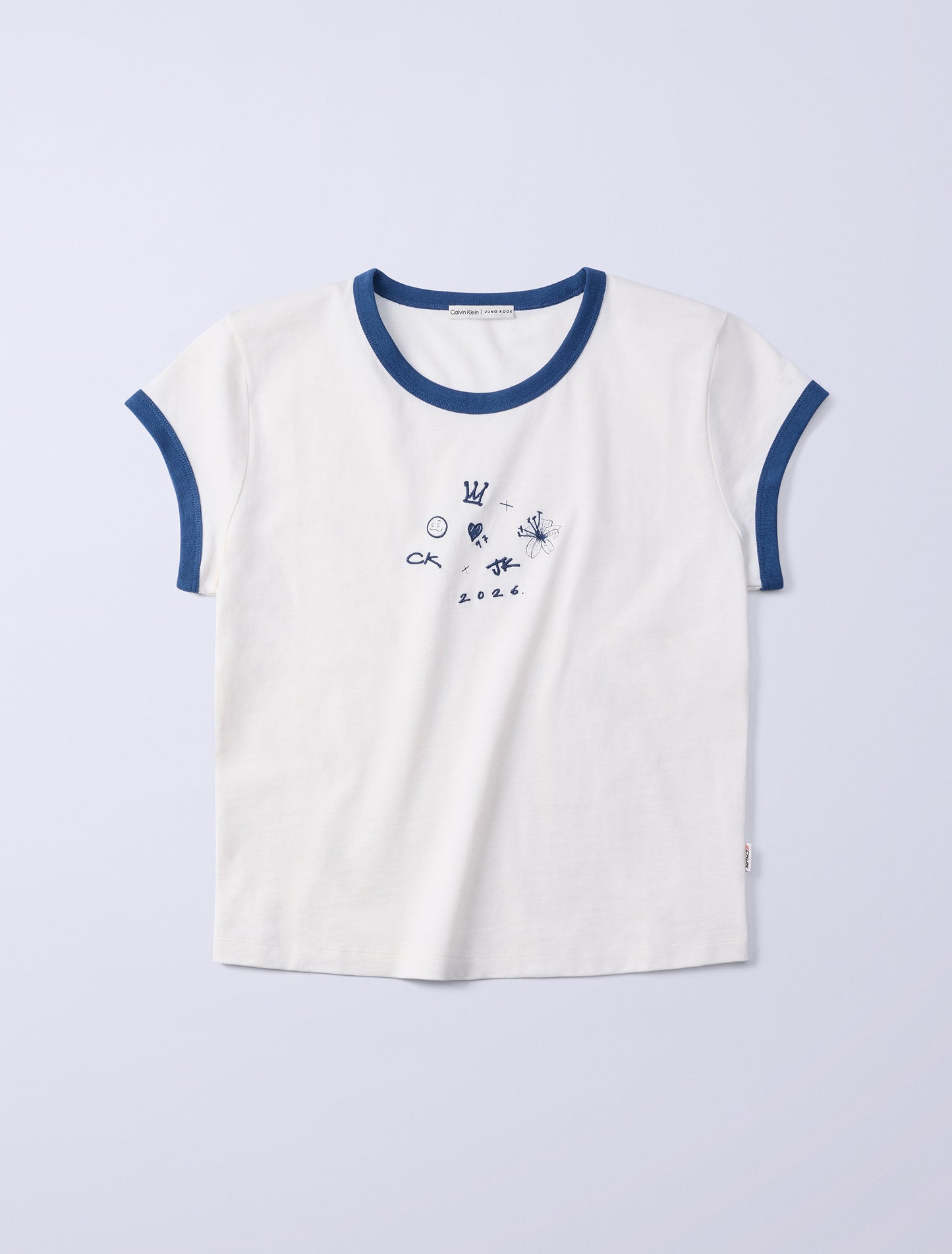 CKJK アイコンズグラフィック リンガーベビーT
