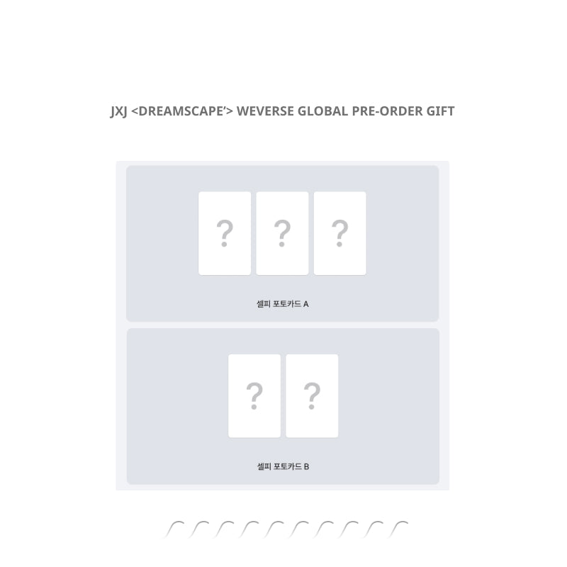 [メンバー選択][2枚コンプ] JXJ JEONGHAN JOSHUA DREAMSCAPE X WEVERSEグロバル予約販売特典トレカフォトカード