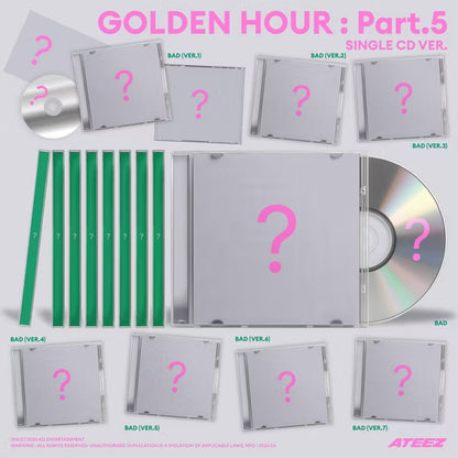 ATEEZ GOLDEN HOUR : PART5 BAD SINGLE アメリカ限定アルバム