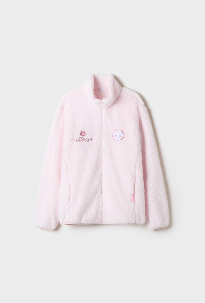 CHIIKAWA ちいかわ X 韓国SPAO 公式グッズベーシックフリースジップアップ